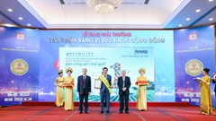 Amway Việt Nam lần thứ 11 vinh dự nhận Giải thưởng “Sản phầm vàng vì sức khỏe cộng đồng”