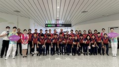 Tuyển nữ Việt Nam đã đến Trung Quốc, còn hai ngày chuẩn bị cho Asian Games 19