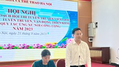 Hà Nội tổ chức Hội thi tuyên truyền viên giỏi trong vận động thực hiện Quy tắc ứng xử nơi công cộng