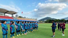 Tuyển nữ Việt Nam đặt mục tiêu vượt qua vòng bảng Asian Games 19