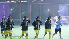 Tuyển Olympic Việt Nam tích cực chuẩn bị cho trận đấu với Saudi Arabia