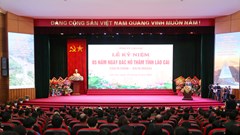 Chủ tịch nước dự Lễ kỷ niệm 65 năm ngày Bác Hồ thăm tỉnh Lào Cai