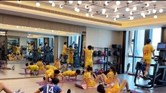 Tuyển nữ Việt Nam chuẩn bị cho trận đấu với Nhật Bản