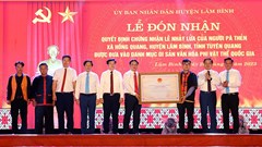 Lễ đón nhận Di sản văn hóa phi vật thể quốc gia Lễ nhảy lửa của người Pà Thẻn