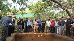 Phát hiện công xưởng chế tác mũi khoan đá độc đáo ở Thác Hai