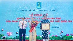 Lễ hội Nghinh Ông Thắng Tam là Di sản văn hóa phi vật thể quốc gia