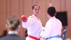 Đinh Thị Hương mang về chiếc HCĐ cho karatedo Việt Nam tại Asian Games 19