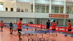 Đội tuyển bóng bàn trẻ quốc gia đã yên tâm tập luyện