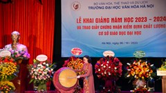 Khai giảng năm học mới, Đại học Văn hóa Hà Nội chào đón gần 1.600 tân sinh viên