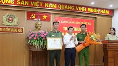 Thưởng nóng Công an Quảng Ngãi vụ nổ súng khiến hai nữ lao công bị thương