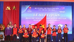 Đoàn Thể thao người khuyết tật Việt Nam xuất quân tham dự Asian Para Games