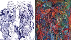 Triển lãm đầu tiên của họa sĩ Đào Anh Thơ