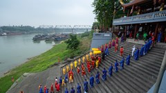 Độc đáo nghi lễ rước nước trong Lễ hội đền Tam Giang