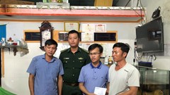 Quảng Ngãi: Thăm, động viên gia đình ngư dân bị cháy tàu cá