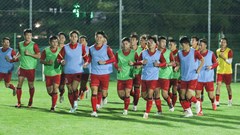 Tuyển Việt Nam tích cực chuẩn bị cho trận đấu với Hàn Quốc