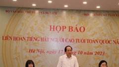 Liên hoan Tiếng hát Người cao tuổi toàn quốc năm 2023