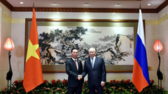 Chủ tịch nước Võ Văn Thưởng gặp Tổng thống Liên bang Nga Vladimir Putin