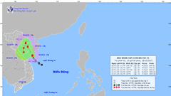 Bão số 5 cách đất liền khu vực Quảng Trị-Thừa Thiên Huế khoảng 200km