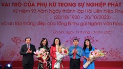 Nêu cao vai trò của phụ nữ trong sự nghiệp gìn giữ, phát triển văn hoá