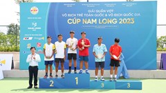 Bế mạc Giải quần vợt Trẻ toàn quốc 2023