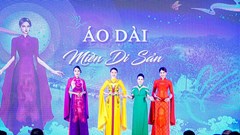 Cảm hứng “vùng đất thép” trong sưu tập áo dài của NTK Xuyến Trần