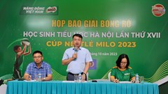 157 đội bóng tranh tài tại Giải bóng rổ học sinh tiểu học Hà Nội lần thứ XVII