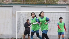 Tuyển nữ Việt Nam sẵn sàng cho trận đấu với Ấn Độ