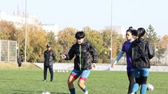 Tuyển nữ Việt Nam chuẩn bị cho trận đấu với Nhật Bản