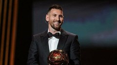 Messi lần thứ tám đoạt Quả bóng vàng