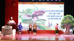 Hà Nội: Hội thi "Cán bộ quản lý giỏi và tổ chức lễ hội giỏi"