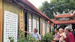 Chiêm ngưỡng 100 tác phẩm xuất sắc tại Triển lãm Thư pháp Hàn Mặc