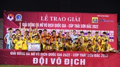 Đội vô địch Giải bóng đá nữ VĐQG 2023 được thưởng 500 triệu đồng