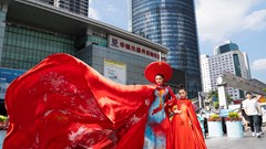 NTK Thạch Linh thể hiện tình yêu đất nước qua tà áo dài