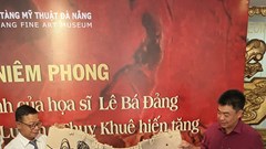 Bảo tàng Mỹ thuật Đà Nẵng tiếp nhận bộ sưu tập tranh quý của danh hoạ Lê Bá Đảng