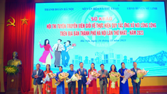 Hà Nội: Hội thi Tuyên truyền viên giỏi tuyên truyền Quy tắc ứng xử nơi công cộng cụm số 3