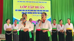 Khơi dậy bản sắc văn hóa Mường gắn với phát triển du lịch