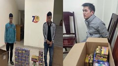 Bắt 3 đối tượng tàng trữ trái phép số lượng lớn pháo nổ