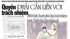 Hải Phòng: Kiên quyết dừng, hủy kết quả cuộc thi người đẹp, người mẫu vi phạm pháp luật