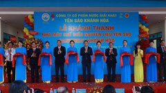 Khánh thành Nhà máy Chế biến nguyên liệu yến sào Sanvinest Khánh Hòa