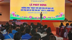 Tuyên truyền xoá bỏ bạo lực đối với phụ nữ và trẻ em gái