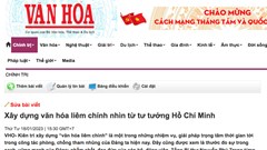 Xây dựng văn hóa liêm chính vì sự phát triển bền vững đất nước