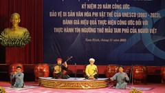Thực hiện Công ước UNESCO về Bảo vệ di sản văn hóa phi vật thể tăng vị thế của Việt Nam