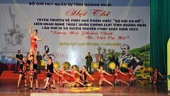 Chương trình nghệ thuật “Sáng mãi phẩm chất Bộ đội Cụ Hồ”