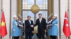 Thủ tướng Phạm Minh Chính hội đàm với Phó Tổng thống Thổ Nhĩ Kỳ Cevdet Yilmaz