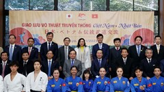 Chủ tịch nước Võ Văn Thưởng dự chương trình giao lưu võ thuật Vovinam Việt Nam và Võ đạo Nhật Bản