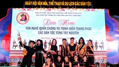 Đặc sắc chương trình Liên hoan văn nghệ quần chúng và trình diễn trang phục các dân tộc vùng Tây Nguyên