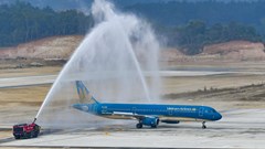 Sân bay Điện Biên lần đầu tiên trong lịch sử  đón  máy bay cỡ lớn