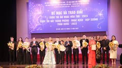 Trao giải Cuộc thi Âm nhạc Mùa thu - 2023 và Cuộc thi hát Thính phòng - Nhạc kịch - Hợp xướng toàn quốc - 2023