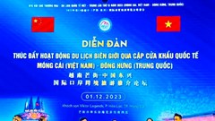 Du lịch qua cặp cửa khẩu quốc tế Móng Cái (Việt Nam) - Đông Hưng (Trung Quốc): Thúc đẩy tăng trưởng, trao đổi khách bền vững