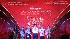TP.HCM: Khai mạc Liên hoan Đờn ca tài tử Nam Bộ giải "Hoa sen vàng"